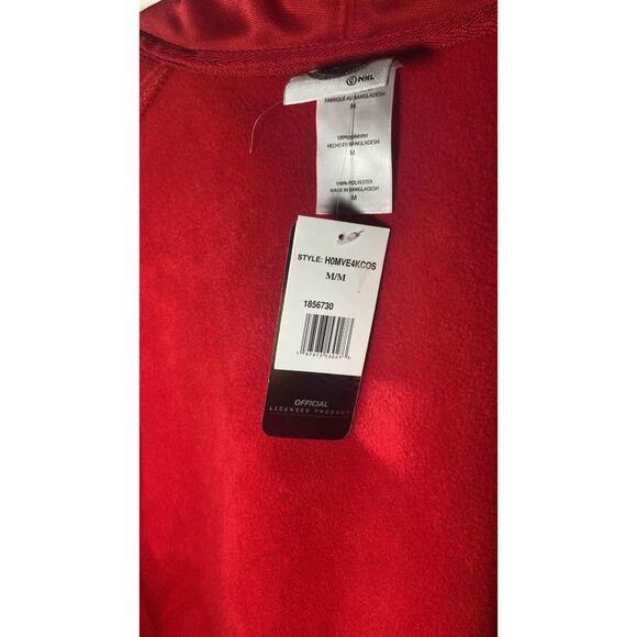 Men's NHL Chicago Blackhawks Hoodie Knights Apparel LLC Red Medium M Authentic - Picture 7 of 9